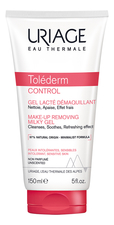 Uriage Деликатный очищающий гель-молочко для снятия макияжа Tolederm Control Gel Lacte Demaquillant 150мл