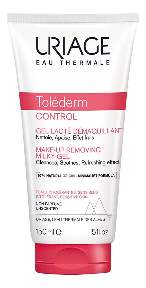 Деликатный очищающий гель-молочко для снятия макияжа Tolederm Control Gel Lacte Demaquillant 150мл