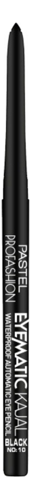 Контурный карандаш для глаз Eyematic Kajal Waterproof Automatic Eyeliner Pencil 0,3г: 10 Black