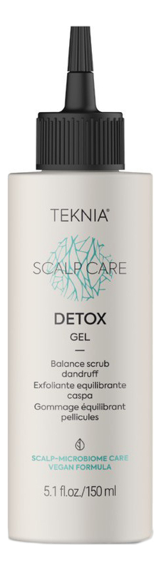 

Отшелушивающий скраб-гель для кожи головы от перхоти Teknia Scalp Care Detox Gel 150мл