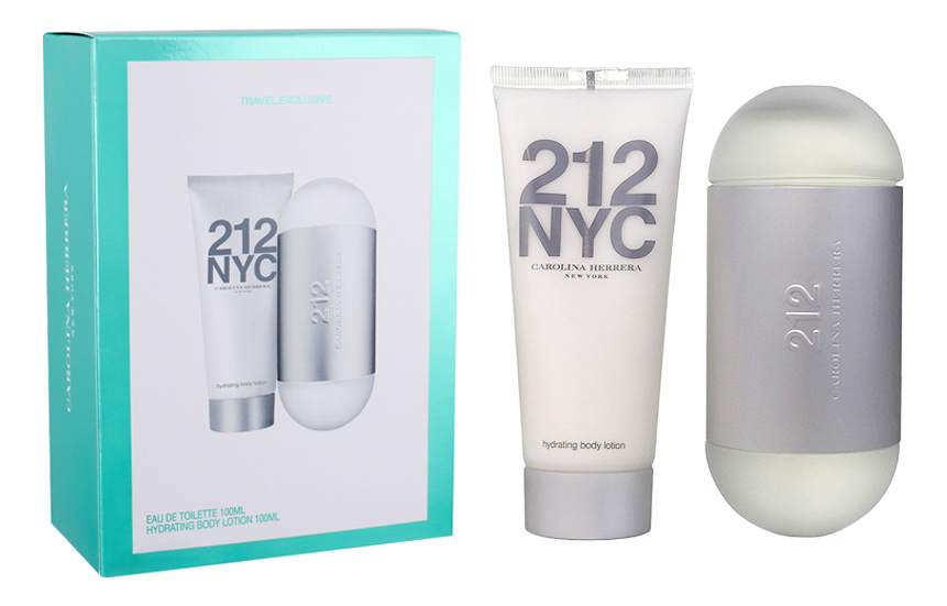 

212 Men NYC: набор (т/вода 100мл + лосьон д/тела 100мл), 212 Men NYC