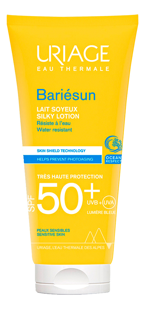 Солнцезащитное шелковистое молочко для лица и тела Bariesun Lait Soyeux SPF50+ 100мл