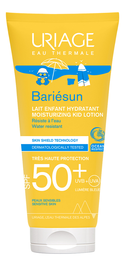 Солнцезащитное увлажняющее молочко для детей Bariesun Lait Enfant Hydratant SPF50+ 100мл солнцезащитное увлажняющее молочко для лица и тела bariesun lait hydratant spf50 200мл