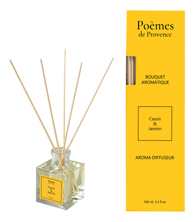 

Аромадиффузор Cassis & Jasmin: Аромадиффузор 100мл, Аромадиффузор Cassis & Jasmin