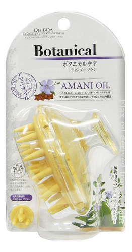 

Массажная щетка для мытья волос с маслом льна Botanical Amani Oil