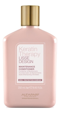Кератиновый кондиционер для гладкости волос Keratin Therapy Lisse Design Maintenance Conditioner 250мл