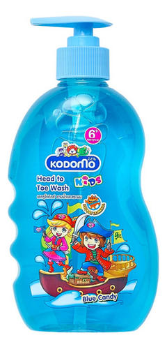 Шампунь-гель для волос и тела с ароматом сладких конфет от 6 лет Kodomo Kids 400мл