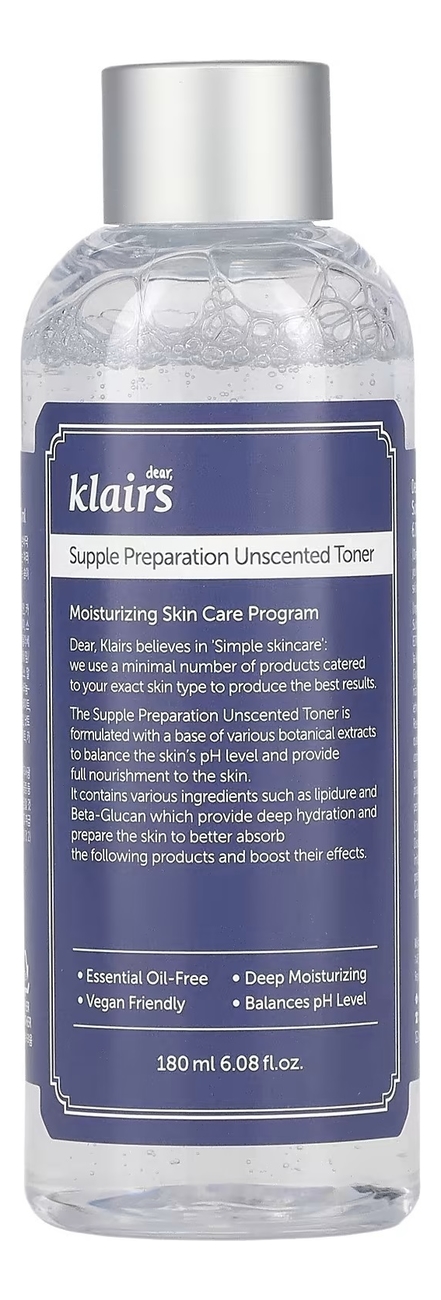 

Смягчающий тонер для лица Supple Preparation Unscented Toner 180мл