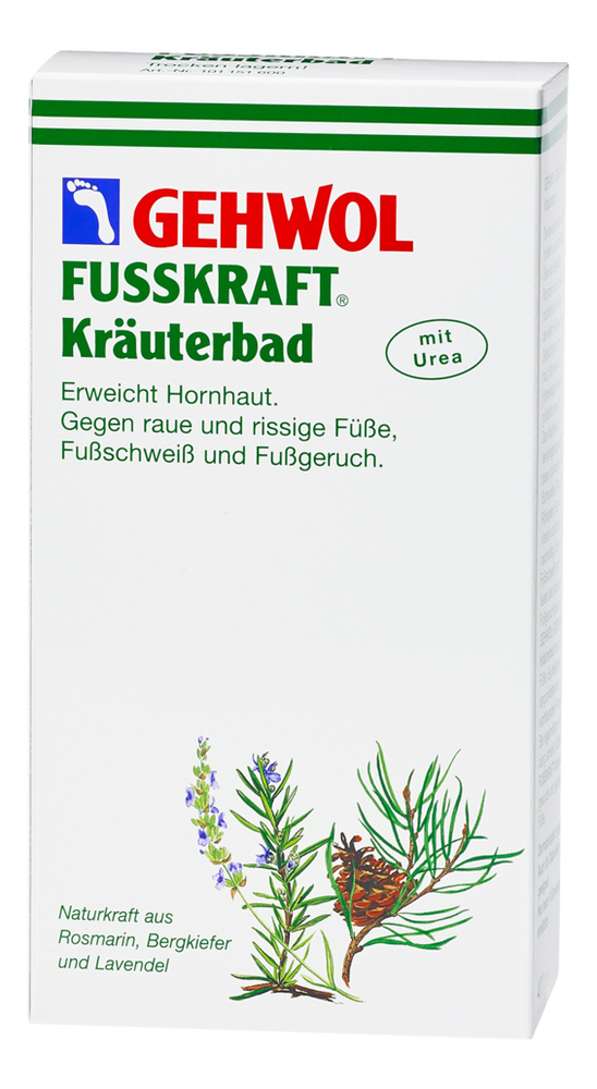

Ванна для ног Fusskraft Herbal Bath: Ванна 400г, Ванна для ног Fusskraft Herbal Bath