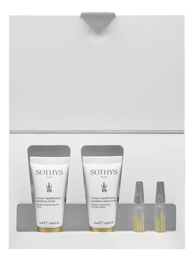 

Набор для лица Nutritive Discovery (регенерирующий крем Rich Replenishing Cream 15мл + ультраобогащенный крем Ultra-Rich Replenishing Cream 15мл + сыворотка Ultra-Lipid SOS Serum 2*1мл)
