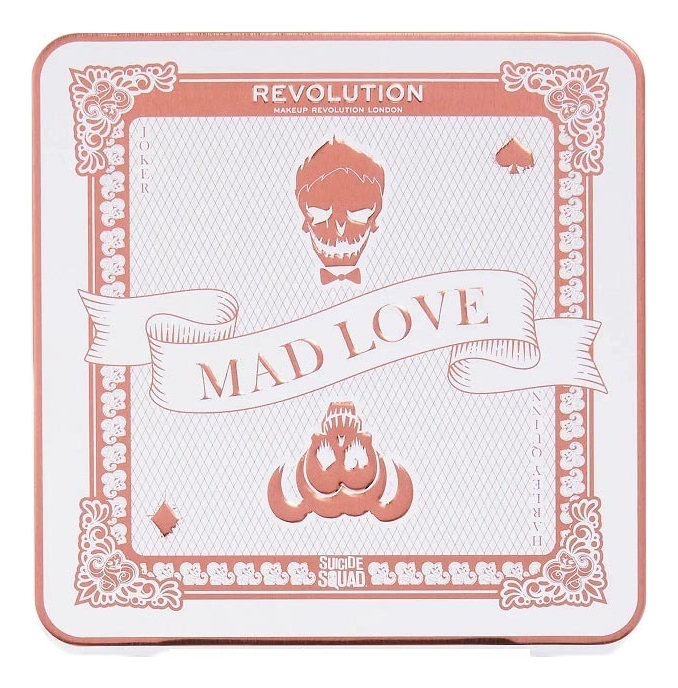 Палетка румян DC X Mad Love Cream Blusher Quad палетка румян makeup revolution dc mad love 12 гр