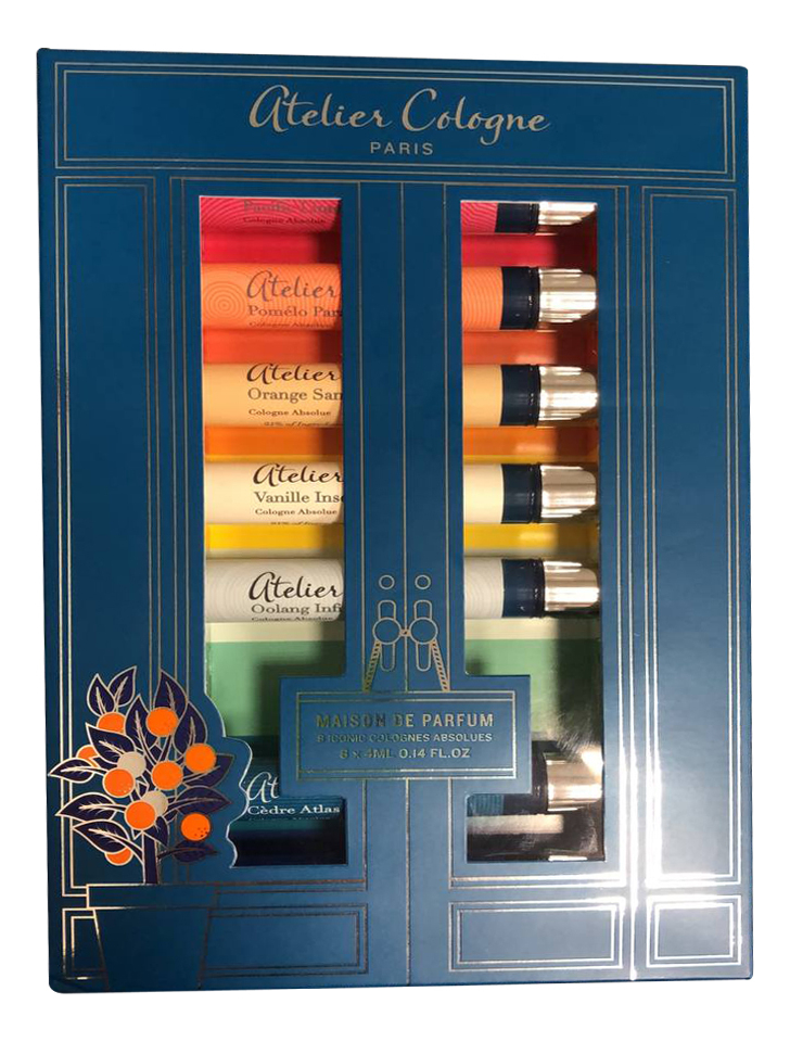 Gift Set: набор 8*4мл (Pacific Lime + Pomelo Paradis + Orange Sanuine + Vanille Insensee + Oolang Infini + Clementine California + Cedre Atlas + Musc Imperial)