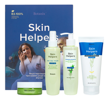 Skin Helpers Набор для проблемной кожи лица и тела Botanix (лосьон 200мл + маска 50мл + масло 200мл + молочко 180мл)