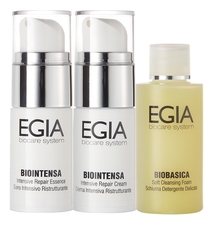 EGIA Набор для лица Aged Skin (мусс-пенка Biopura 50мл + сыворотка Biointensa 15мл + восстанавливающий крем Biointensa 15мл)