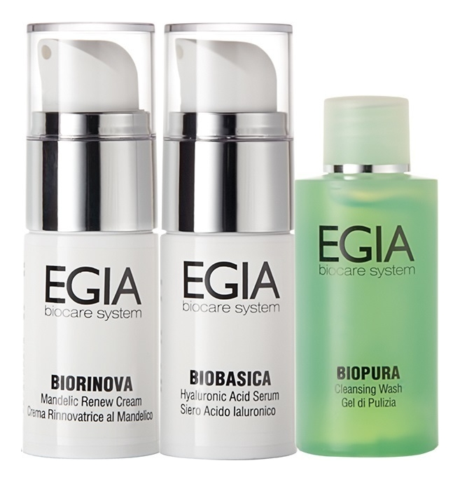 

Набор для лица Normal Skin (гель для умывания Biopura 50мл + сыворотка с гиалуроновой кислотой Biobasica 15мл + крем Biorinova 15мл)