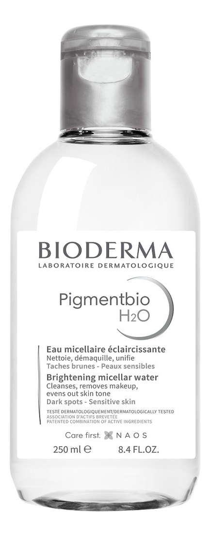 

Осветляющая мицеллярная вода для снятия макияжа Pigmentbio H2O 250мл