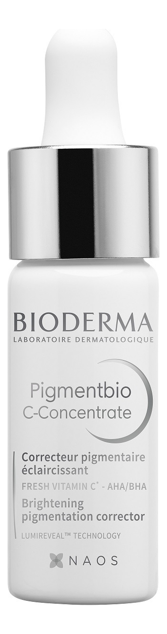 Осветляющая сыворотка для лица Pigmentbio C-Concentrate 15мл осветляющая сыворотка bioderma pigmentbio с concentrate 15мл