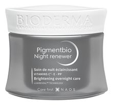 Bioderma Осветляющий обновляющий ночной крем для лица Pigmentbio Night Renewer 50мл