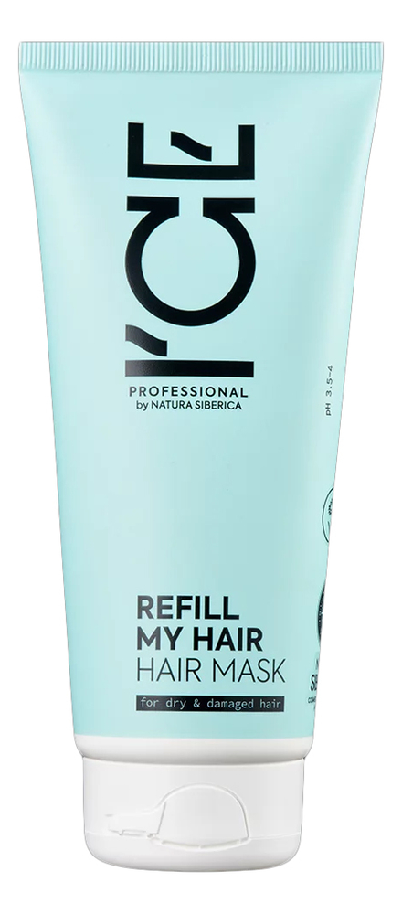 

Маска для сухих и повреждённых волос Refill My Hair Mask: Маска 200мл, Маска для сухих и повреждённых волос Refill My Hair Mask