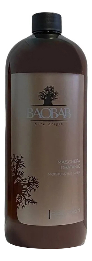 Увлажняющая маска для волос с маслами баобаба и семян льна Olea Baobab Moisturizing Mask: Маска 1000мл