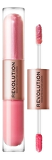 Makeup Revolution Жидкие тени для век 2 в 1 Double Up Liquid Eyeshadow 4,4мл