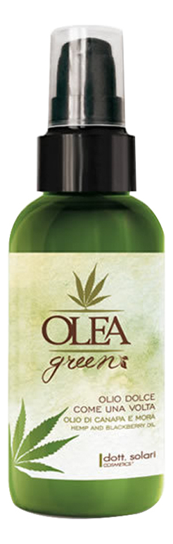 Питательное масло конопли и ежевики для придания блеска волосам Olea Green Dolce Olio 100мл