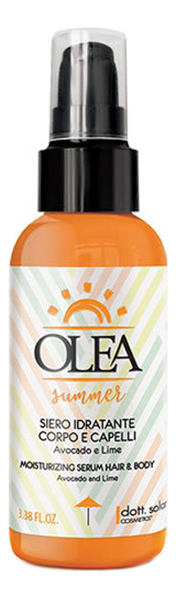 Увлажняющая сыворотка для лица и тела с авокадо и лаймом Olea Summer Moisturizing Serum Hair  Body 100мл