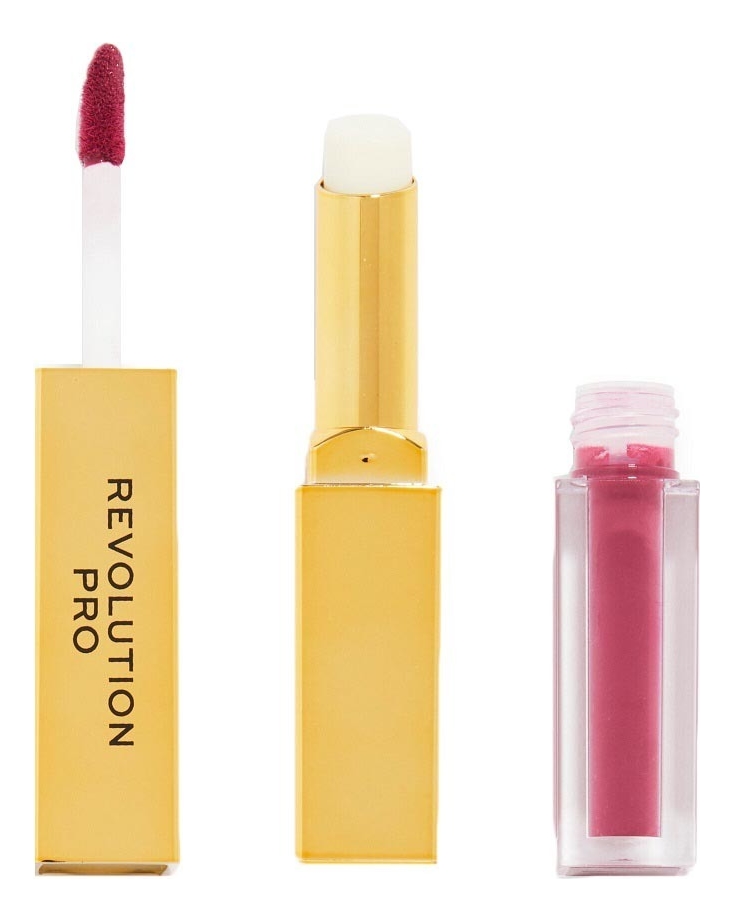 

Жидкая помада и бальзам для губ Supreme Stay 24H Lip Duo 1мл/1,5г: Thirst, Жидкая помада и бальзам для губ Supreme Stay 24H Lip Duo 1мл/1,5г