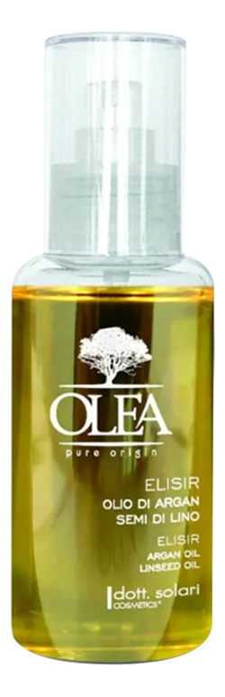 Эликсир для волос на основе арганового и льняного масла Olea Pure Origin Argan Linseed Oil Elisir 50мл