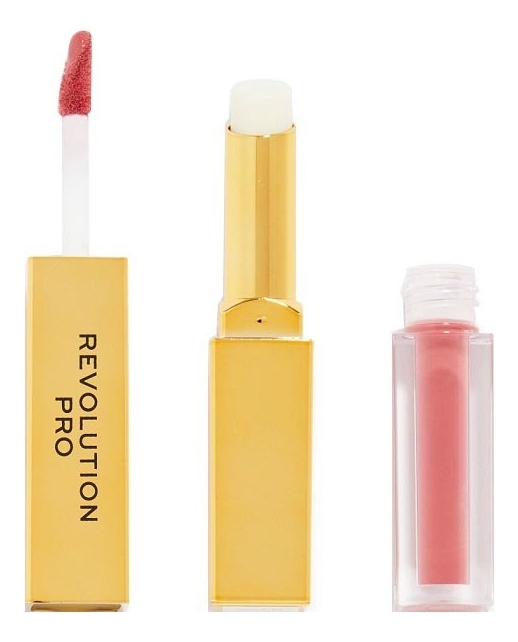

Жидкая помада и бальзам для губ Supreme Stay 24H Lip Duo 1мл/1,5г: Tease, Жидкая помада и бальзам для губ Supreme Stay 24H Lip Duo 1мл/1,5г