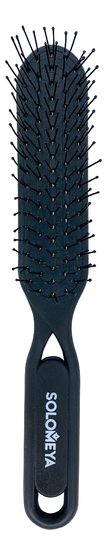 

Расческа для распутывания сухих и влажных волос Detangler Bio Hairbrush Black Aesthetic