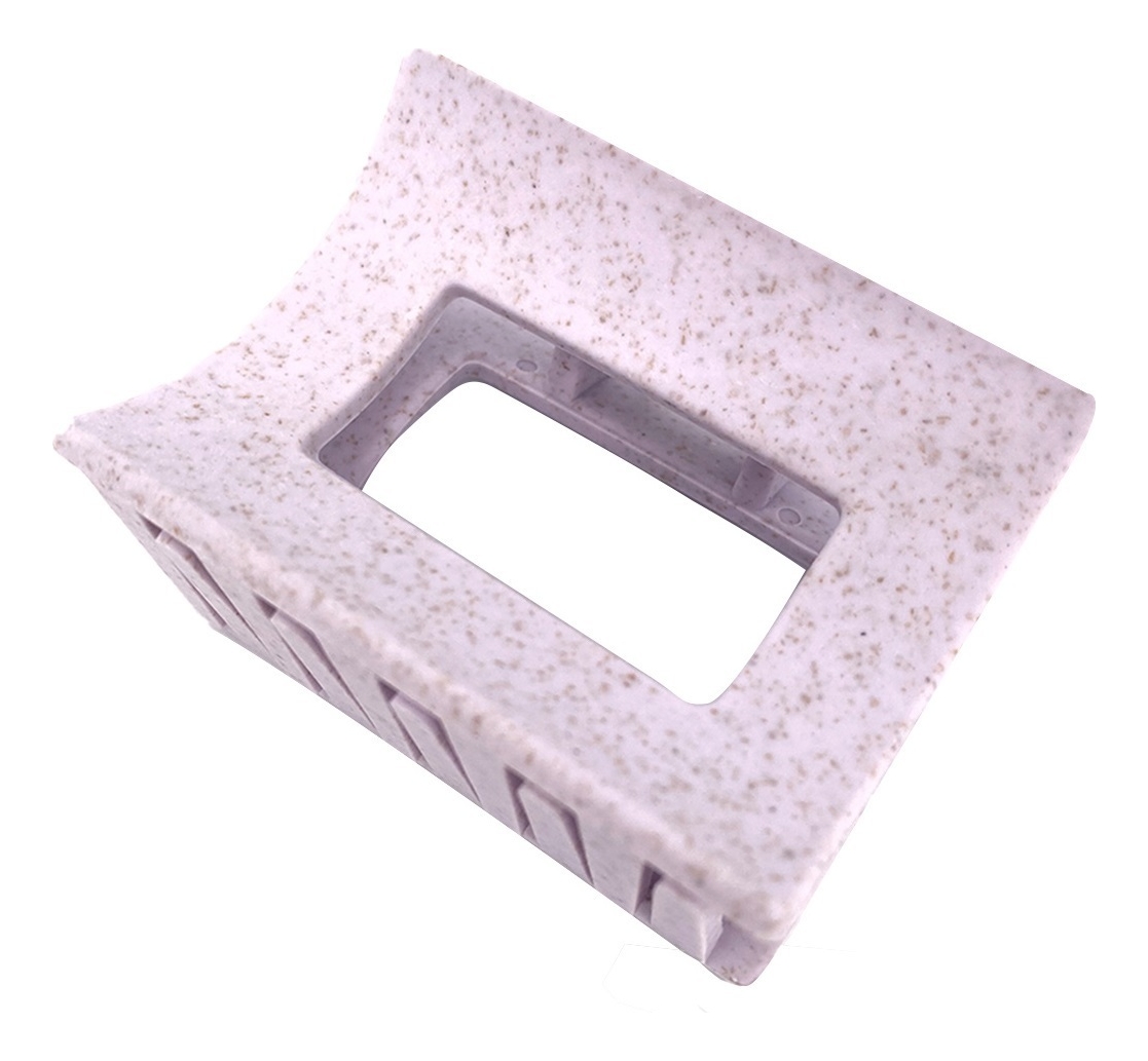 

Крабик для волос из натуральной пшеницы квадратный Straw Claw Hair Clip Square Lilac