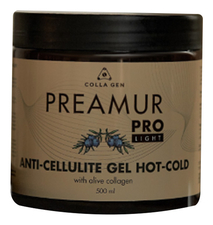COLLA GEN Антицеллюлитное обертывание для тела Light Preamur Pro Anti-Cellulite Gel Hot-Cold 500мл