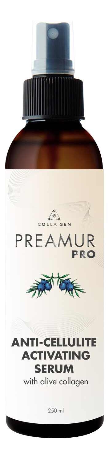 сыворотка активатор для тела preamur pro anti cellulite activating serum 250мл Сыворотка-активатор для тела Preamur Pro Anti-Cellulite Activating Serum 250мл