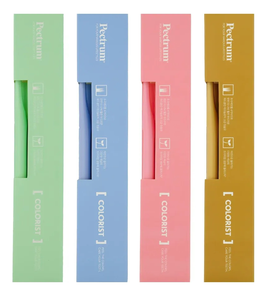 

Набор зубных щеток Pectrum 4 шт: Набор No 3, Набор зубных щеток Pectrum 4 шт