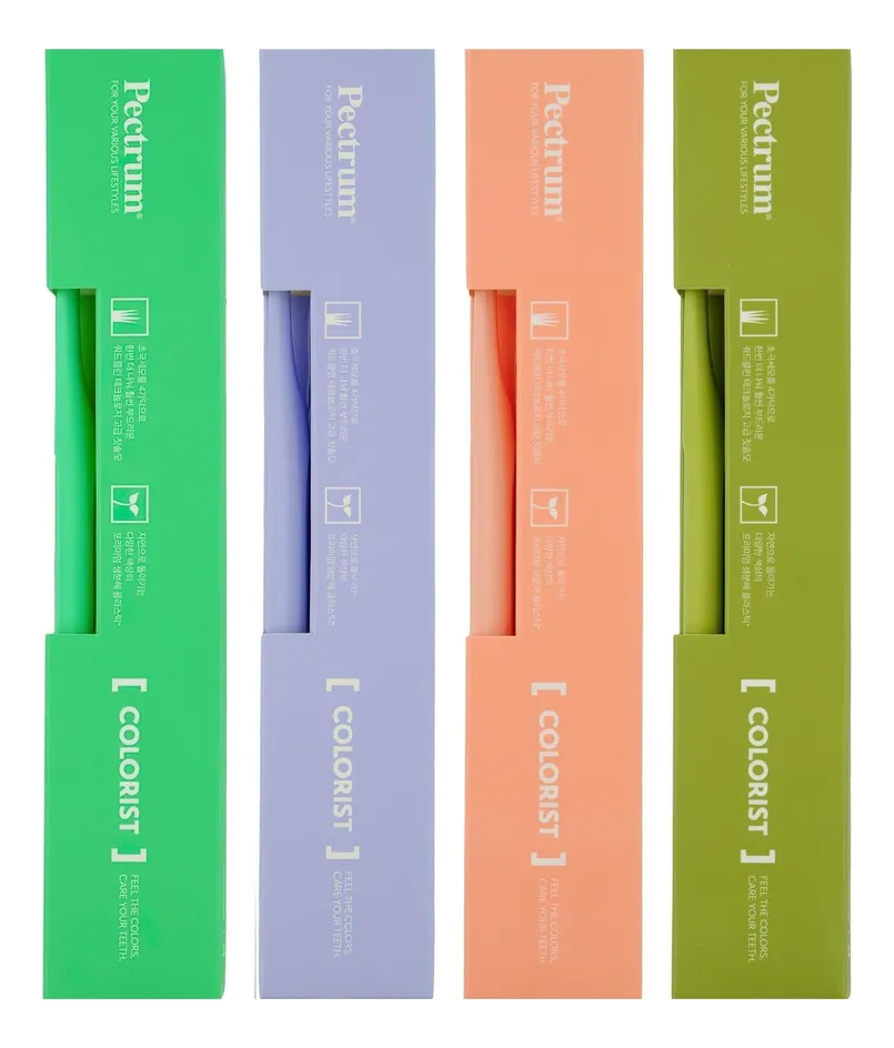 

Набор зубных щеток Pectrum 4 шт: Набор No 4, Набор зубных щеток Pectrum 4 шт