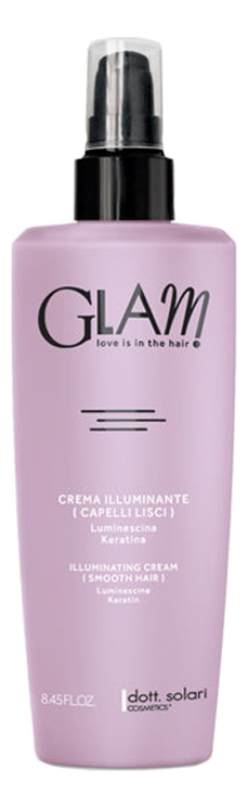 Крем для гладкости и блеска волос Glam Smooth Hair Illuminating Cream 250мл маска для гладкости и блеска волос glam smooth hair illuminating mask маска 500мл