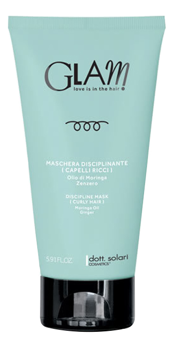 Структурирующая маска для вьющихся волос Glam Curly Hair Discipline Mask: Маска 175мл dott solari маска структурирующая для вьющихся волос glam 500 мл банка