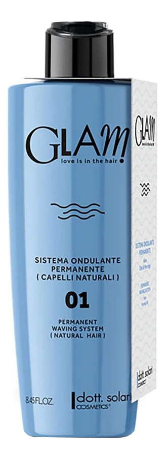 

Перманентная биозавивка для натуральных волос Glam Waving System Permanent Natural Hair No1 250мл
