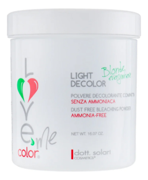 цена Обесцвечивающий порошок для волос без аммиака Love Me Color Light Decolor 500г