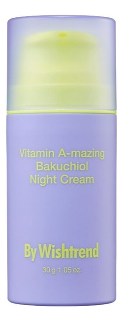 цена Ночной крем для лица с ретинолом и бакучиолом Vitamin A-Mazing Bakuchiol Night Cream 30г