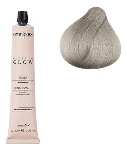 

Беззамиачная крем-краска для волос Omniplex Blossom Glow Toner 100мл: 10.11 Пепельный, Беззамиачная крем-краска для волос Omniplex Blossom Glow Toner 100мл