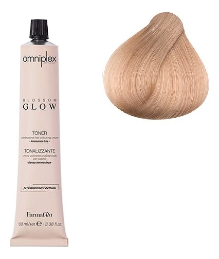 

Беззамиачная крем-краска для волос Omniplex Blossom Glow Toner 100мл: 10.43 Абрикосовый, Беззамиачная крем-краска для волос Omniplex Blossom Glow Toner 100мл