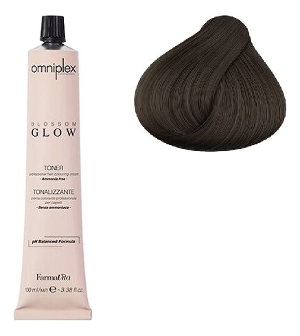 Безаммиачная крем-краска для волос Omniplex Blossom Glow Toner 100мл: 6.12 Графитовый