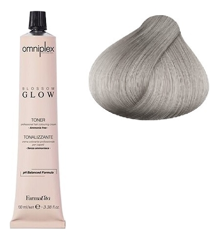 

Беззамиачная крем-краска для волос Omniplex Blossom Glow Toner 100мл: 8.12 Стальной, Беззамиачная крем-краска для волос Omniplex Blossom Glow Toner 100мл