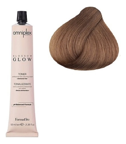 

Беззамиачная крем-краска для волос Omniplex Blossom Glow Toner 100мл: 9.82 Молочный шоколад, Беззамиачная крем-краска для волос Omniplex Blossom Glow Toner 100мл