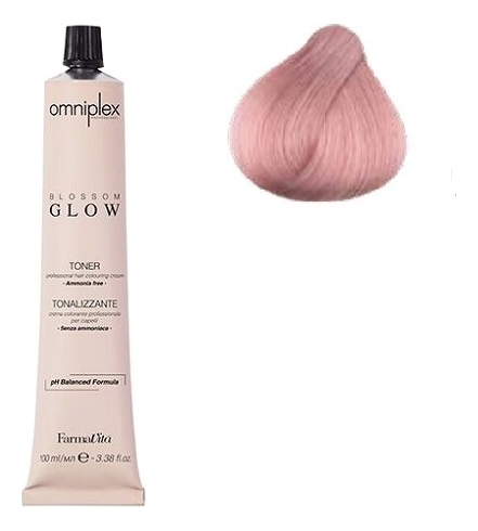 Безаммиачная крем-краска для волос Omniplex Blossom Glow Toner 100мл: Розовый