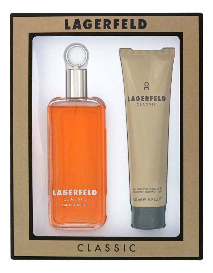 Lagerfeld Classic: набор (т/вода 150мл + гель д/душа 150мл)