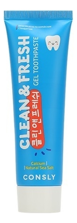 

Гелевая зубная паста с кальцием и натуральной морской солью Clean & Fresh Gel Toothpaste 105г