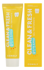 Consly Гелевая зубная паста с экстрактом лемонграсса и медом Clean & Fresh Gel Toothpaste 105г